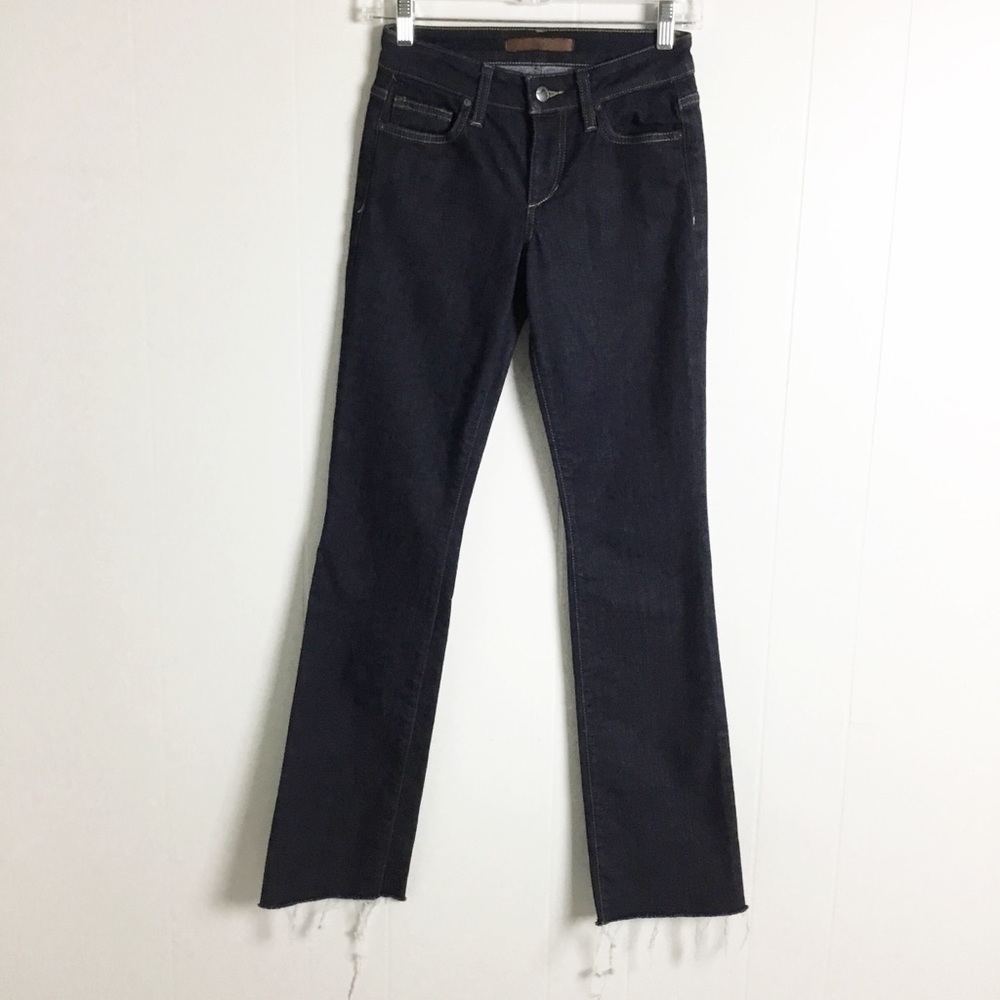 Joes Size 25 Dark Blue Pants Distressed Long Jeans